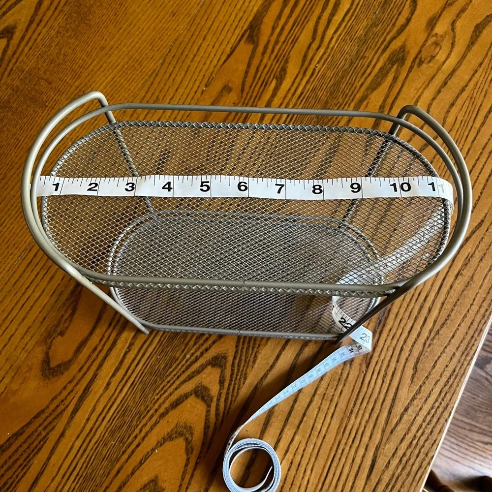 Silver Metal Wire Shelf